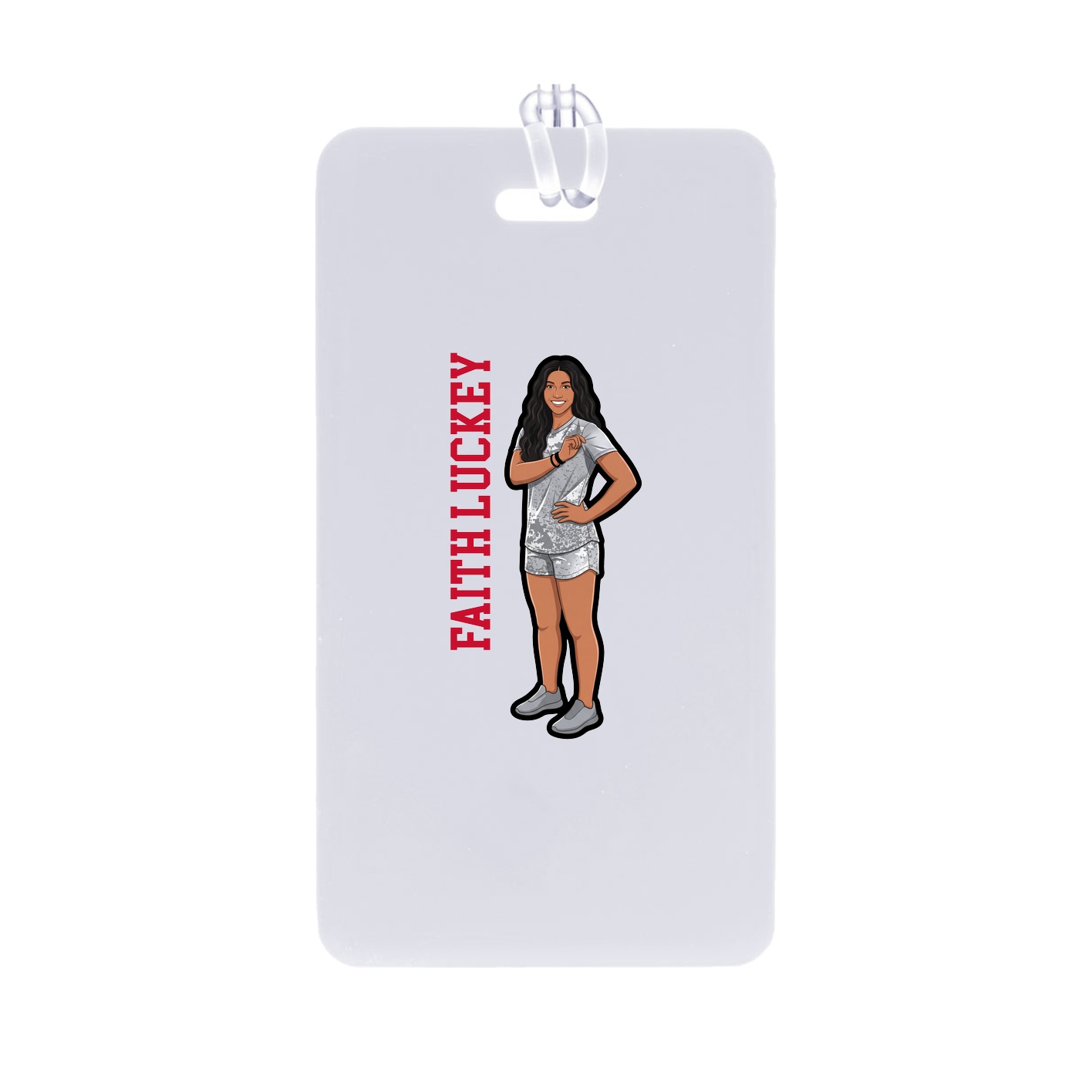 Bag Tag — Name Vertical in Classic