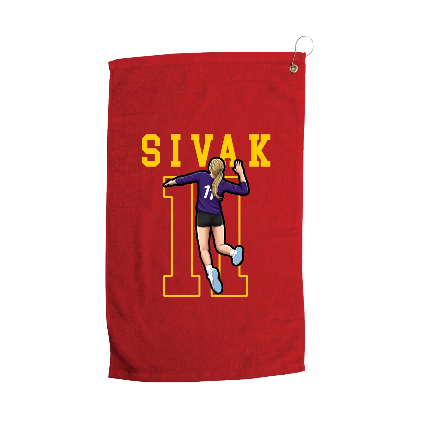 Golf Towel — Shirsey in Red