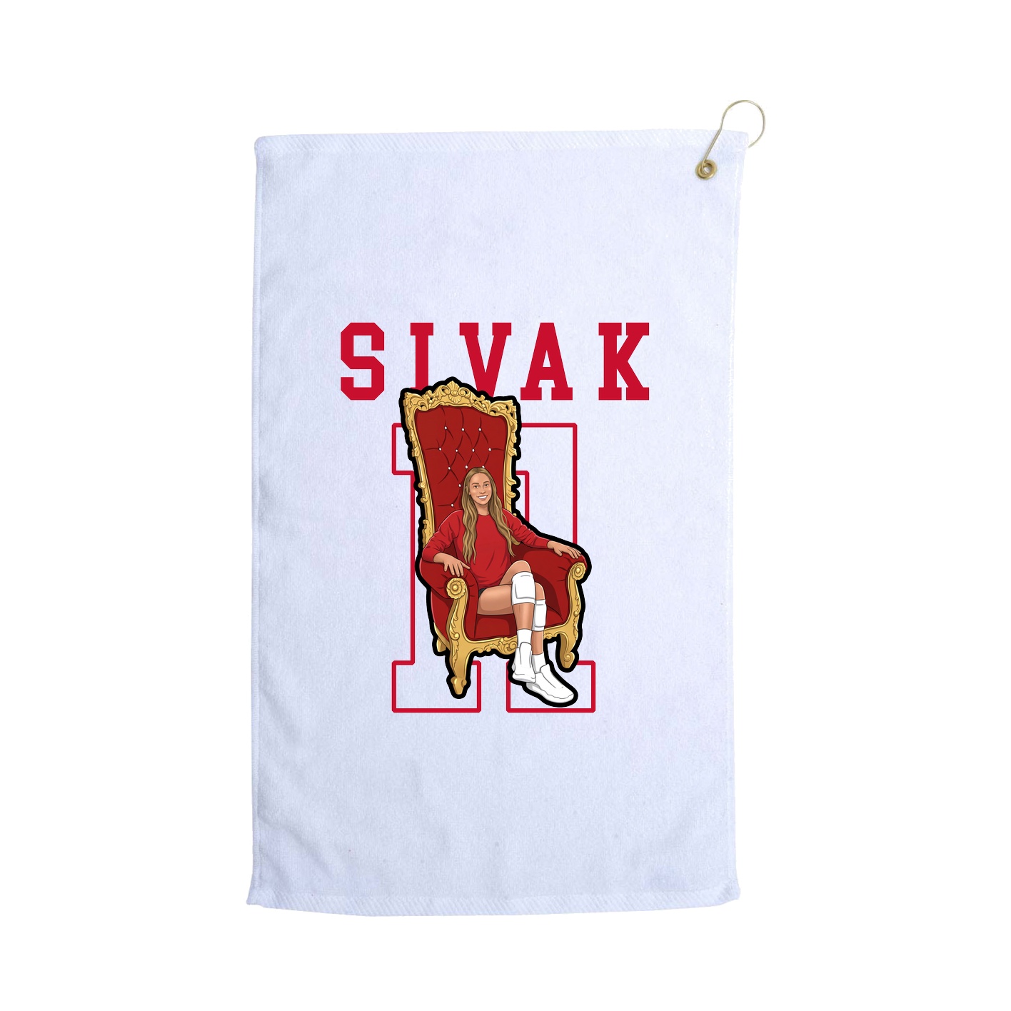 Golf Towel — Shirsey in White