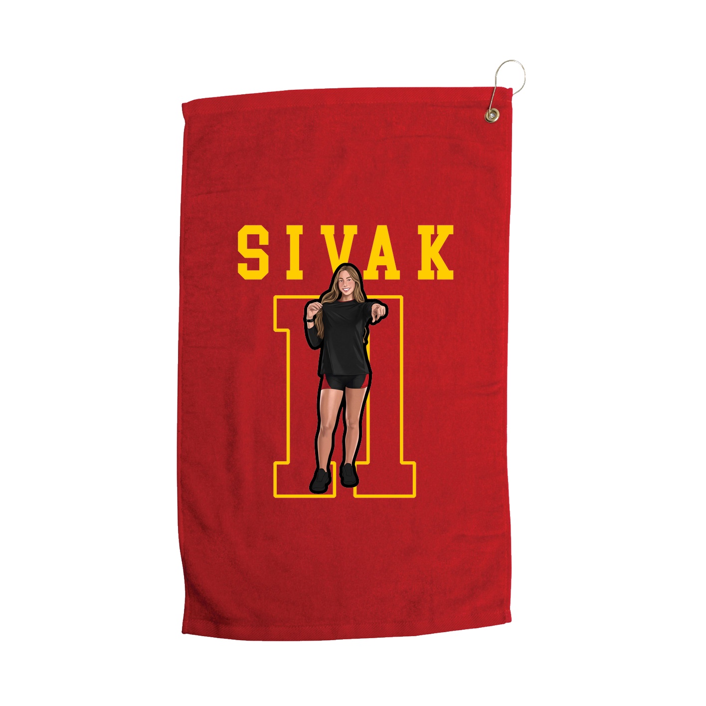 Golf Towel — Shirsey in Red