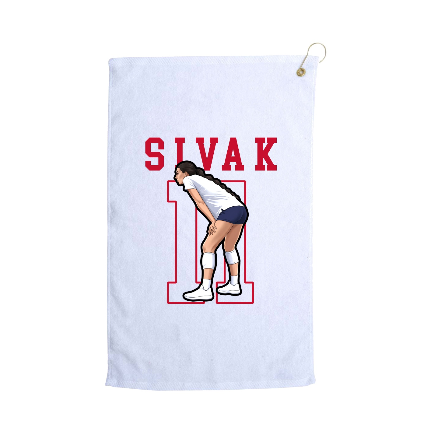Golf Towel — Shirsey in White