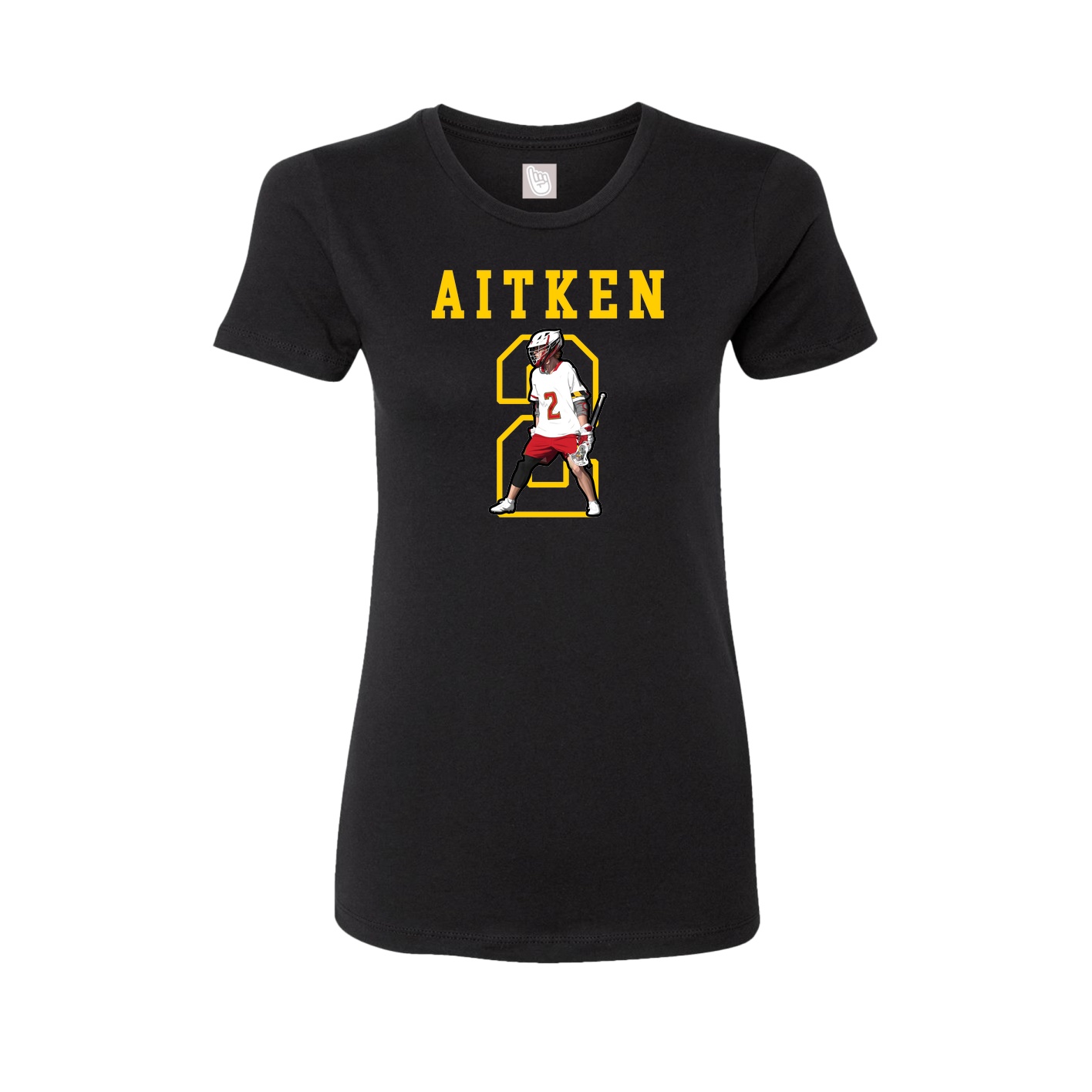 Fitted Women's Tee — Shirsey in Black