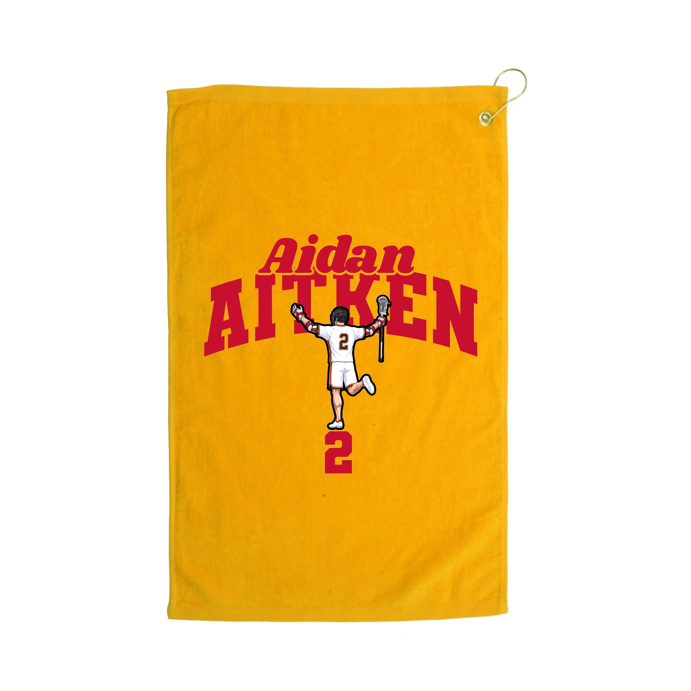 Golf Towel — Signature Arch in Gold