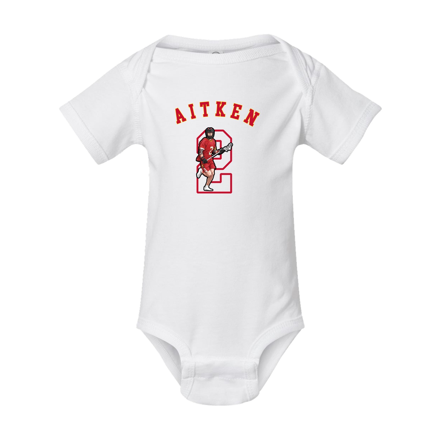 Baby Onesie — Shirsey Arch in White