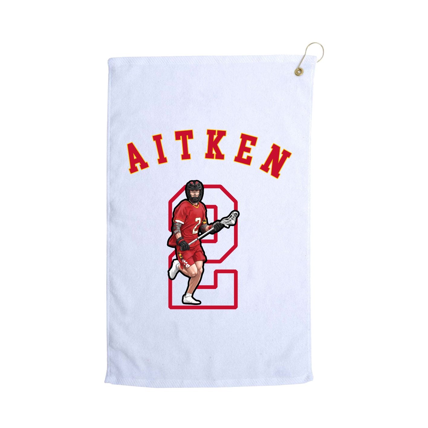 Golf Towel — Shirsey Arch in White