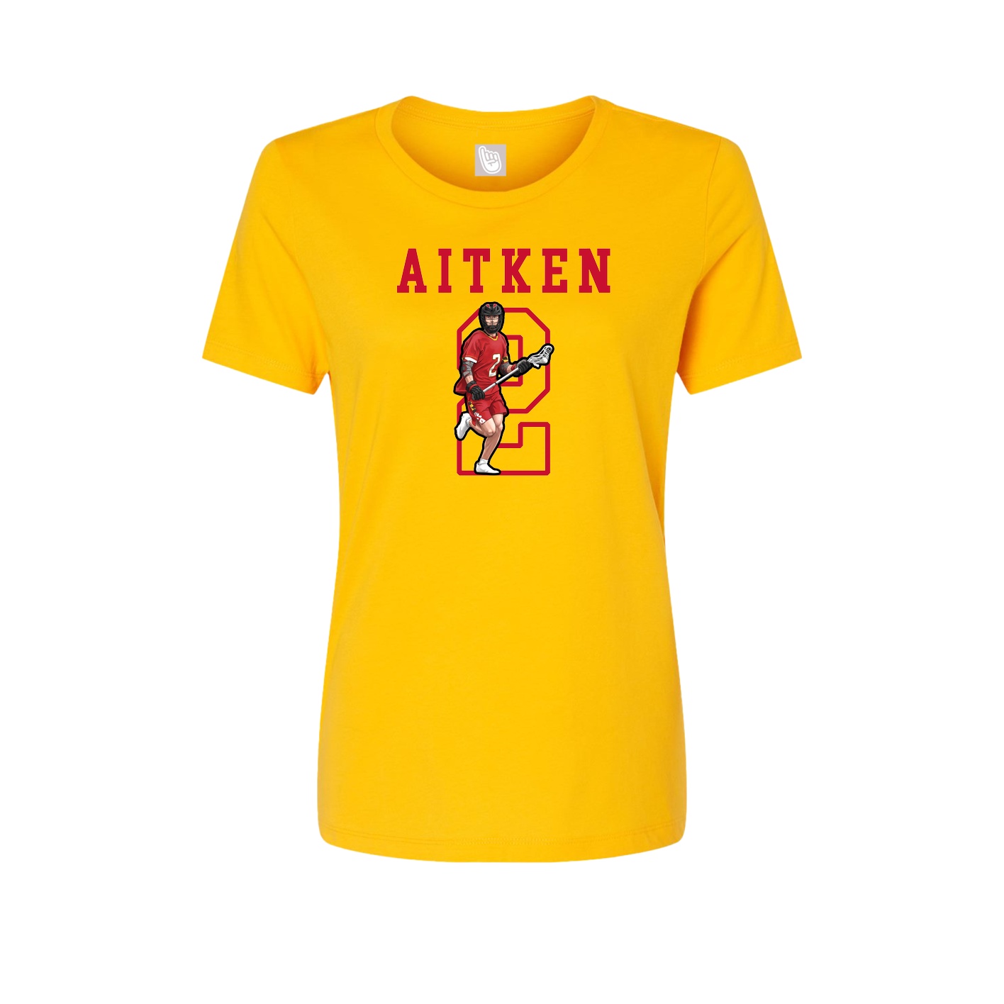 Fitted Women's Tee — Shirsey in Gold