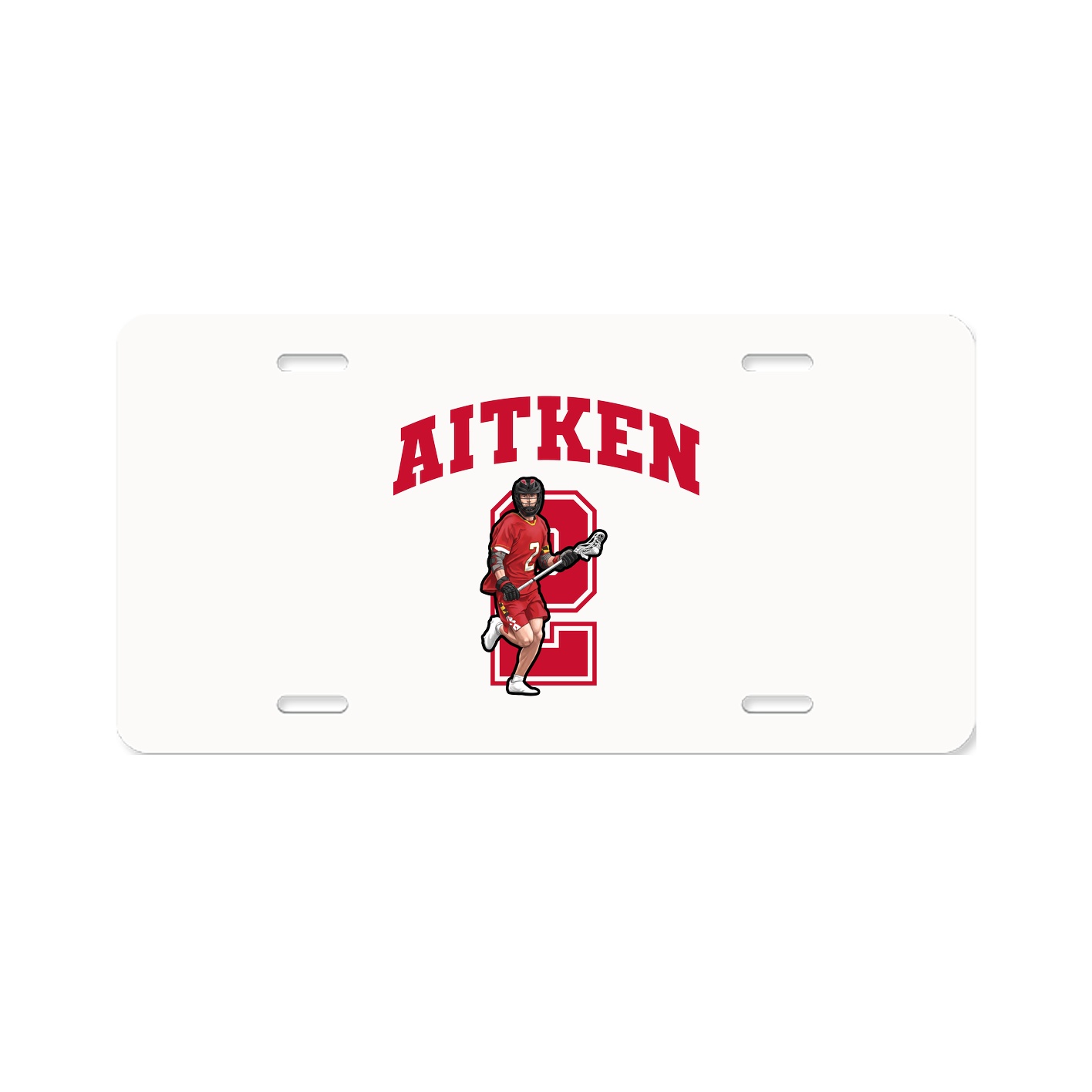 License Plate — Number in Classic