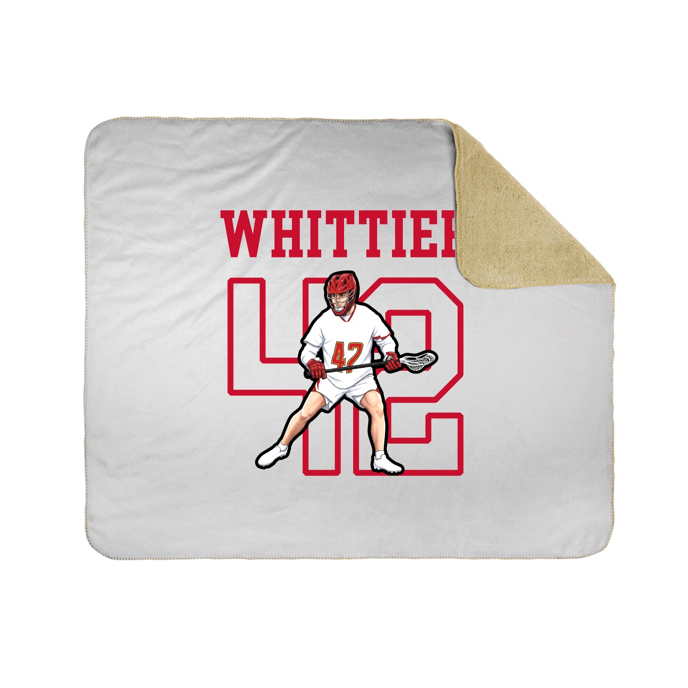 Throw Blanket — Shirsey in White