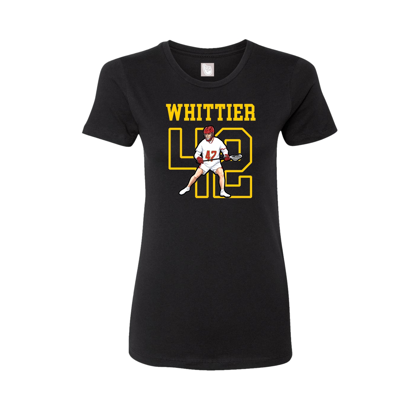 Fitted Women's Tee — Shirsey in Black