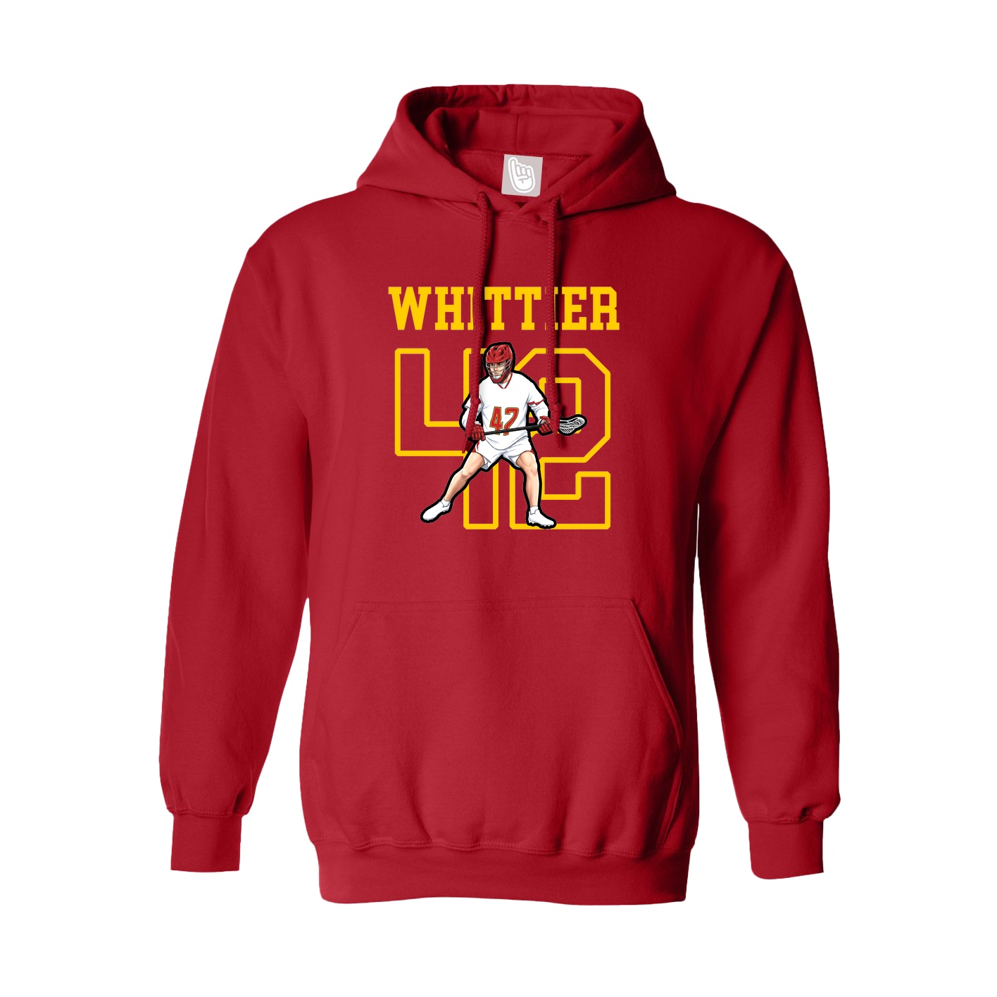 Hoodie — Shirsey in Red