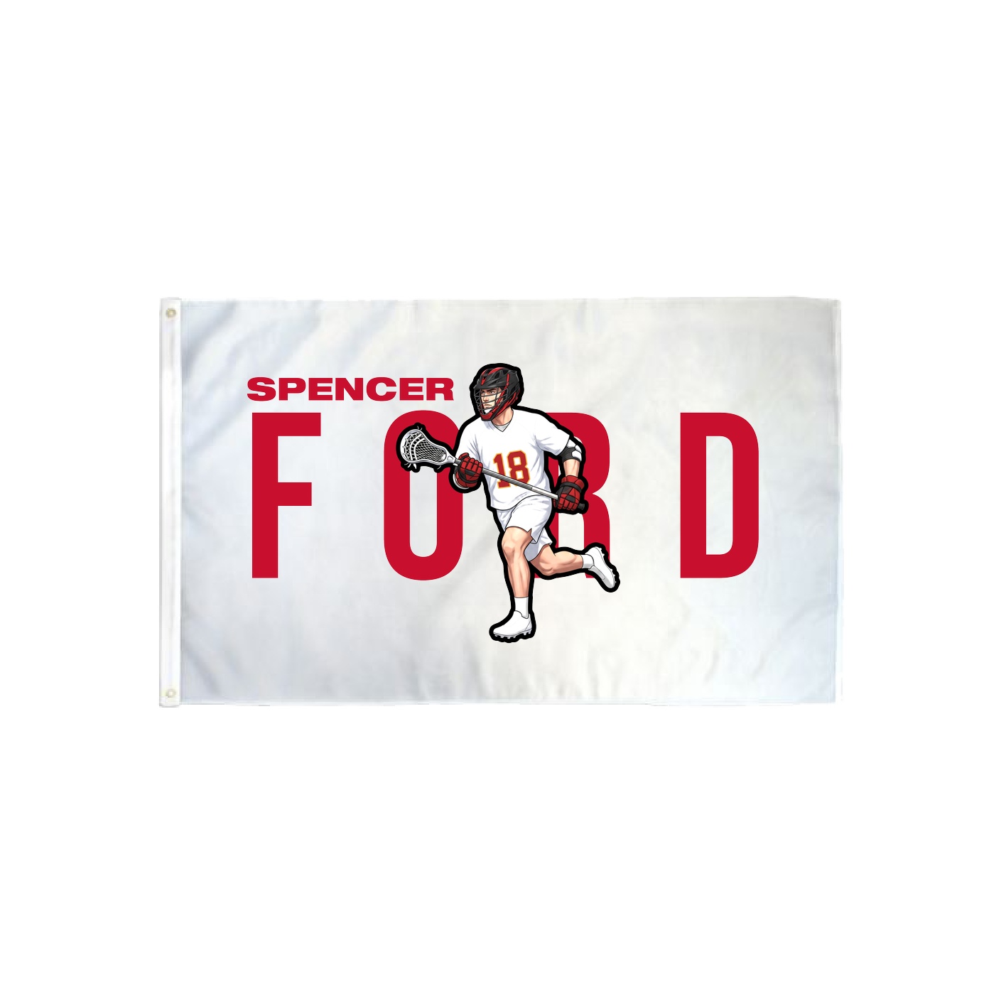 3x5 Flag — Player Name in Classic