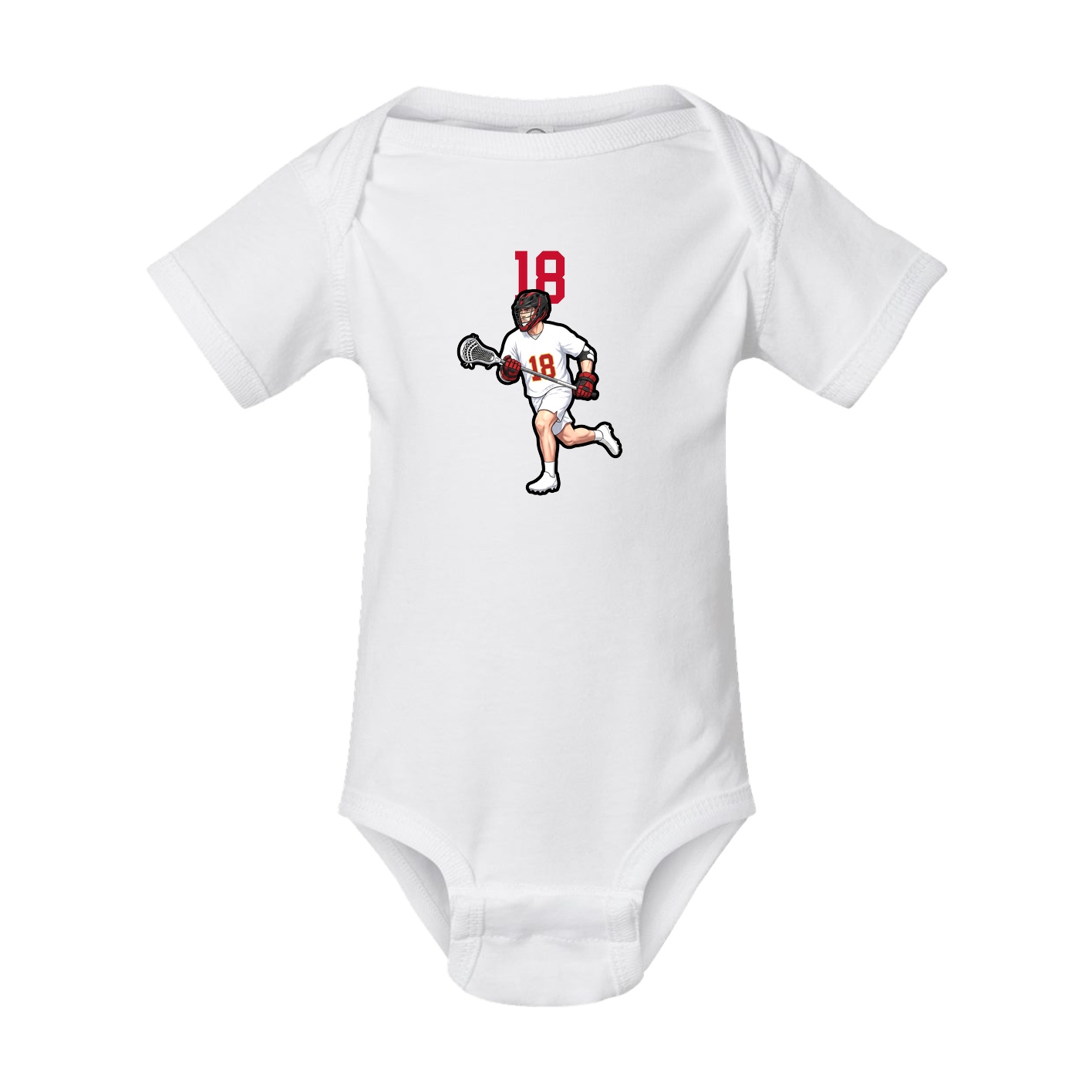 Baby Onesie — Number Top in White