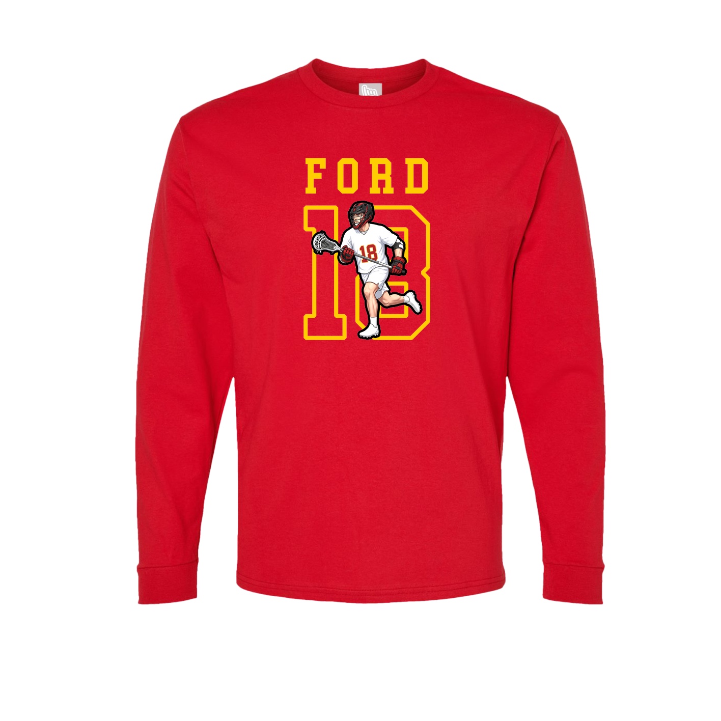 Long Sleeve Tee — Shirsey in Red
