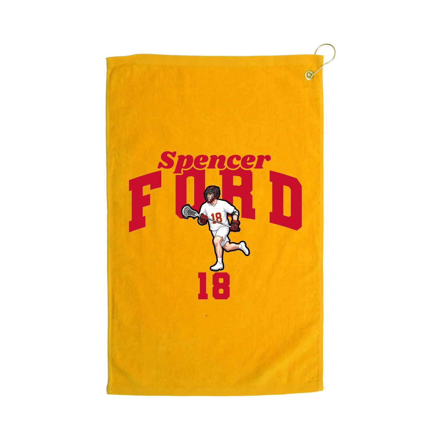 Golf Towel — Signature Arch in Gold