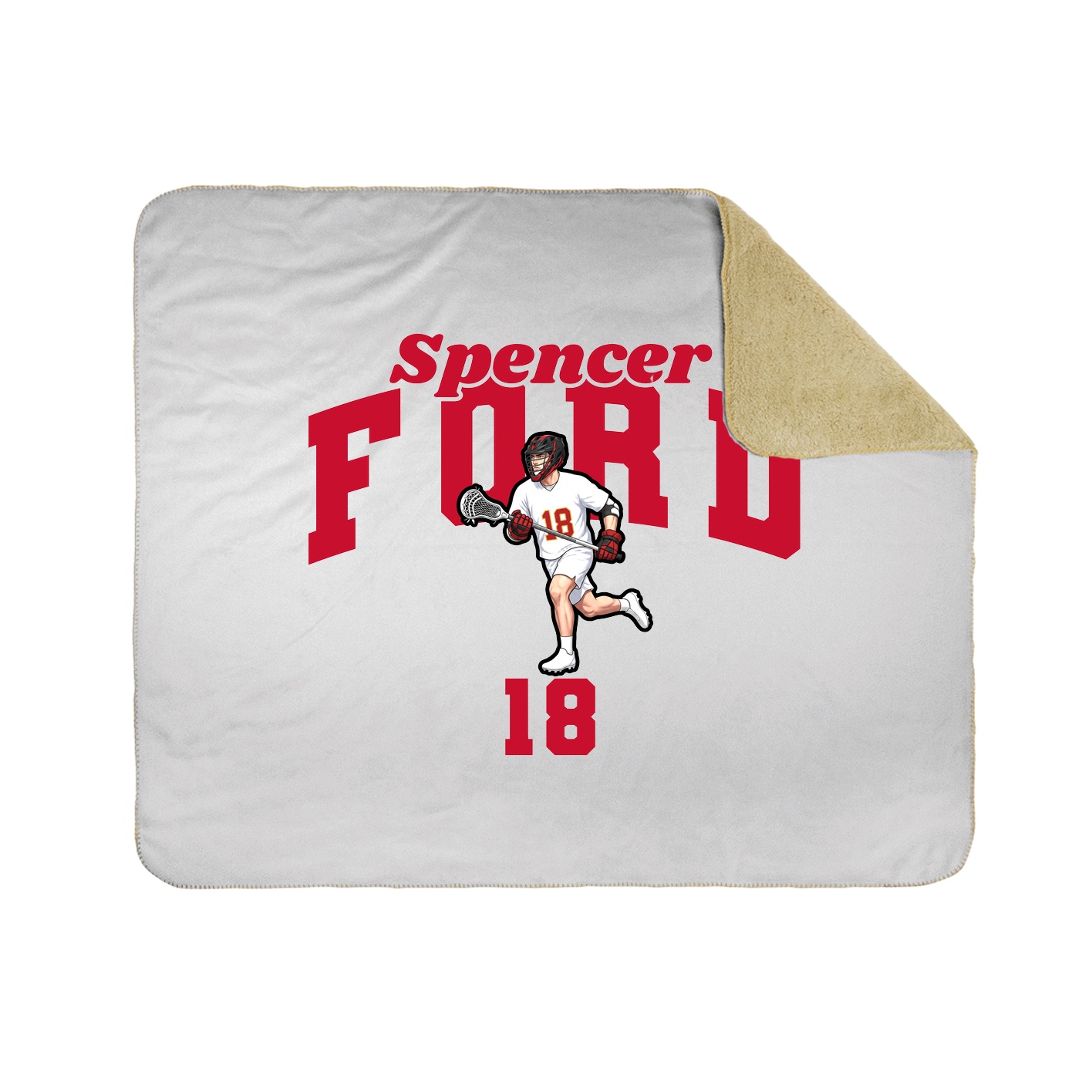 Throw Blanket — Signature Arch in White