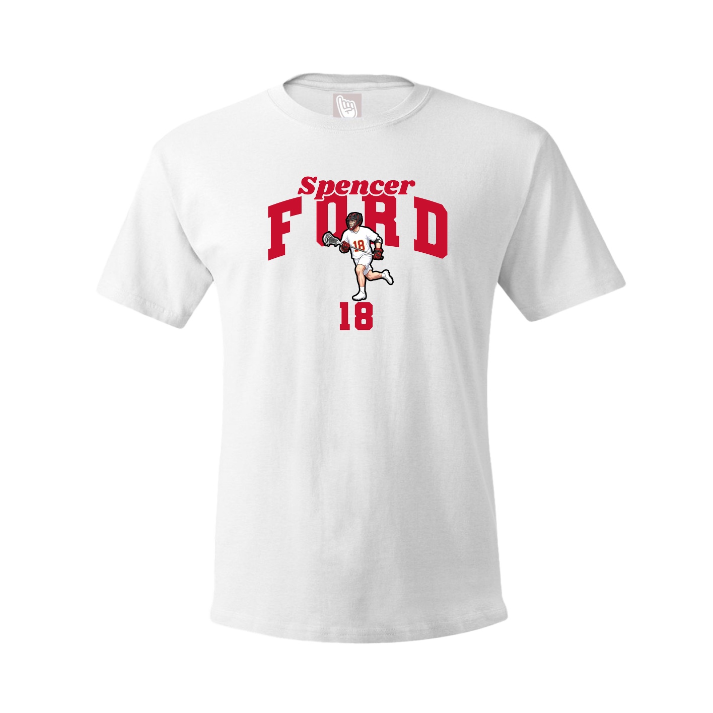 Youth Tee — Signature Arch in White