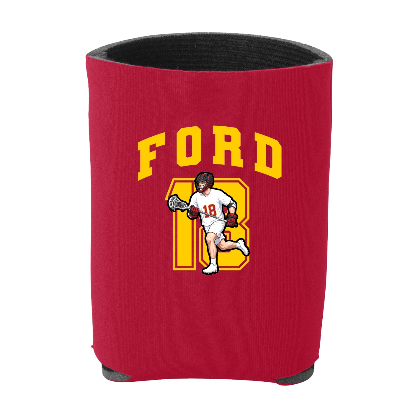 Can Holder — Number in Red