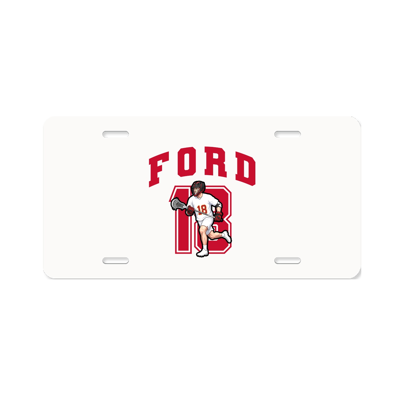 License Plate — Number in Classic