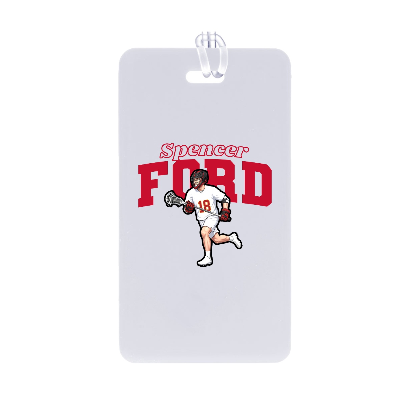Bag Tag — Name Arch in Classic