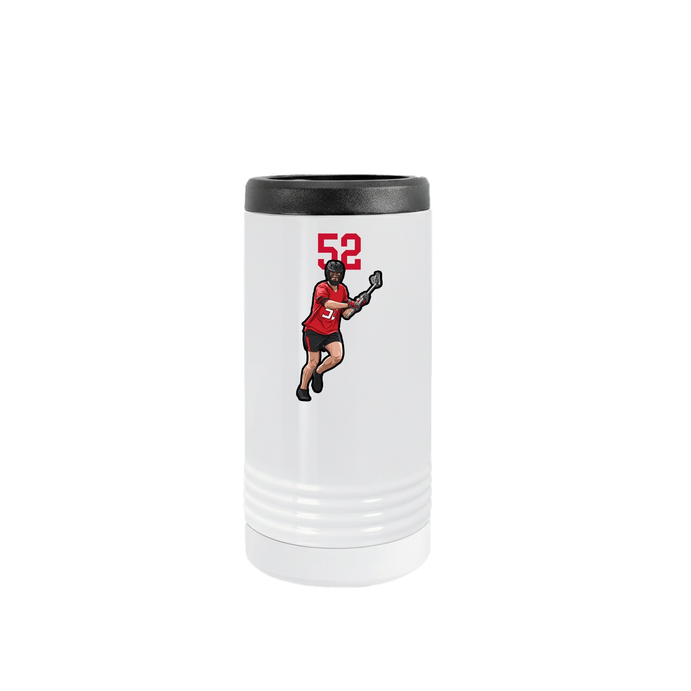 Slim Beverage Holder — Number Top in White