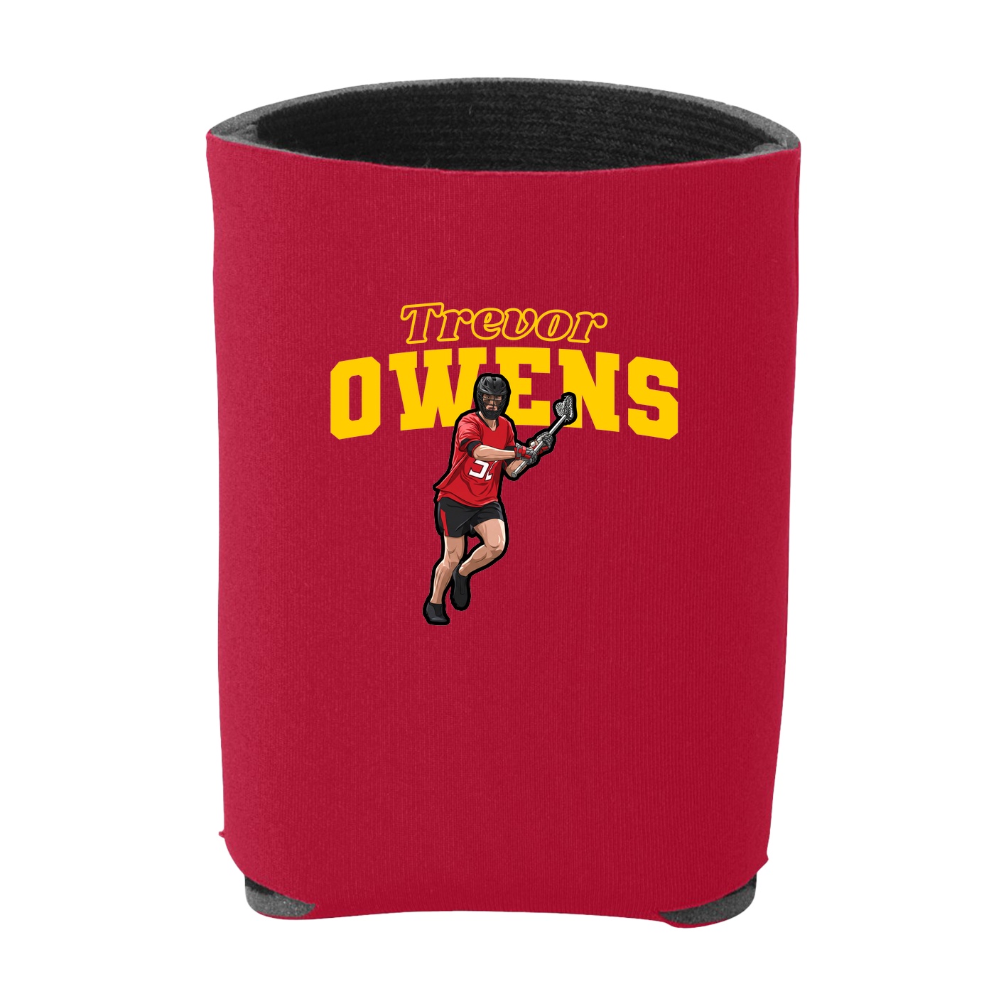 Can Holder — Name Arch in Red