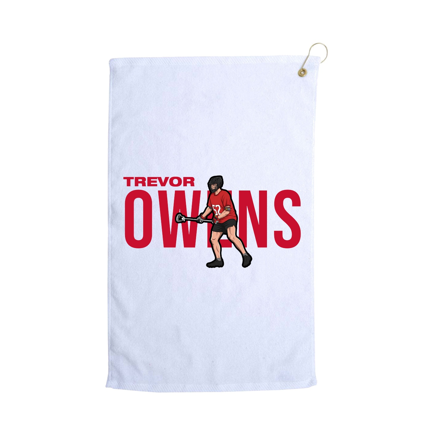 Golf Towel — Player Name in White