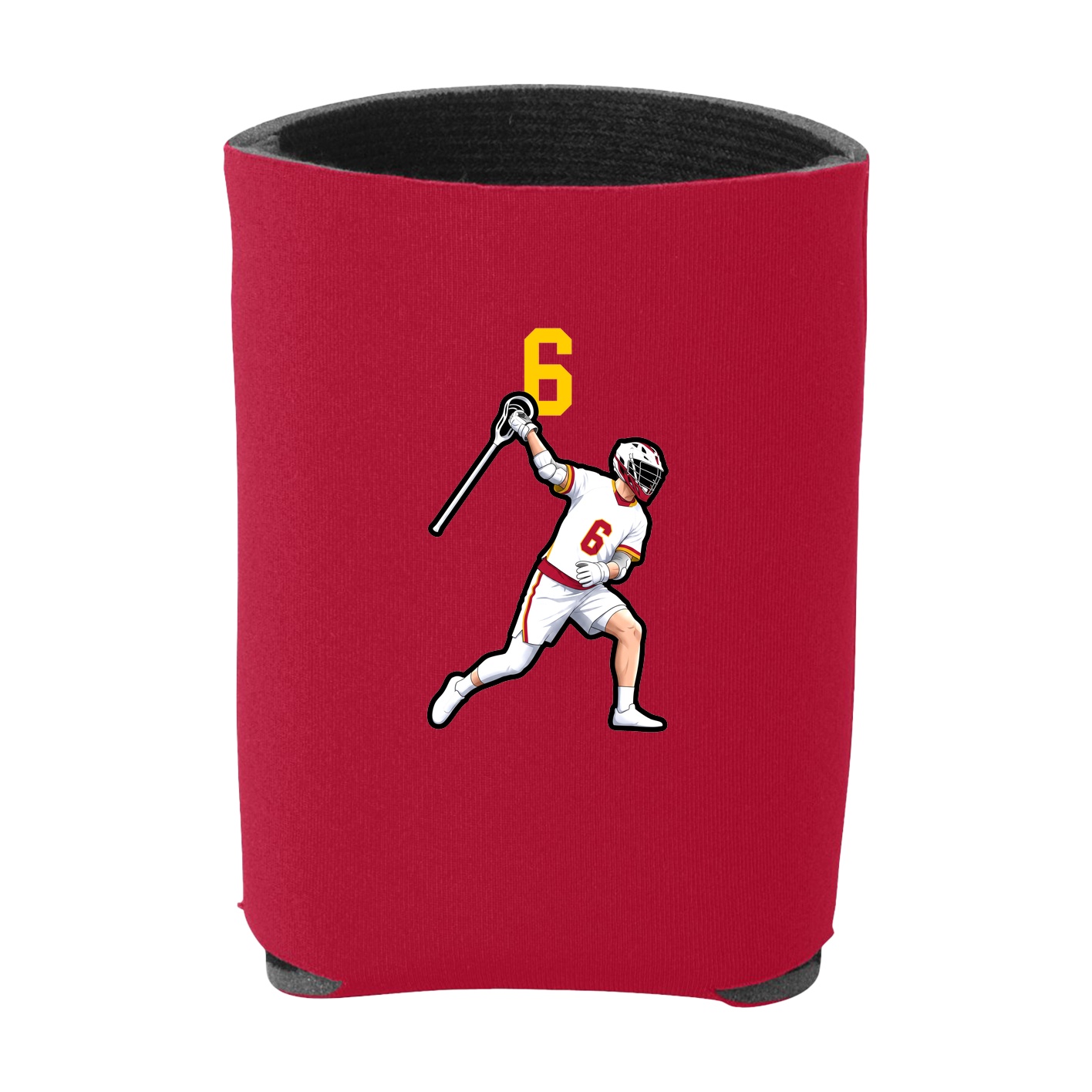 Can Holder — Number Top in Red
