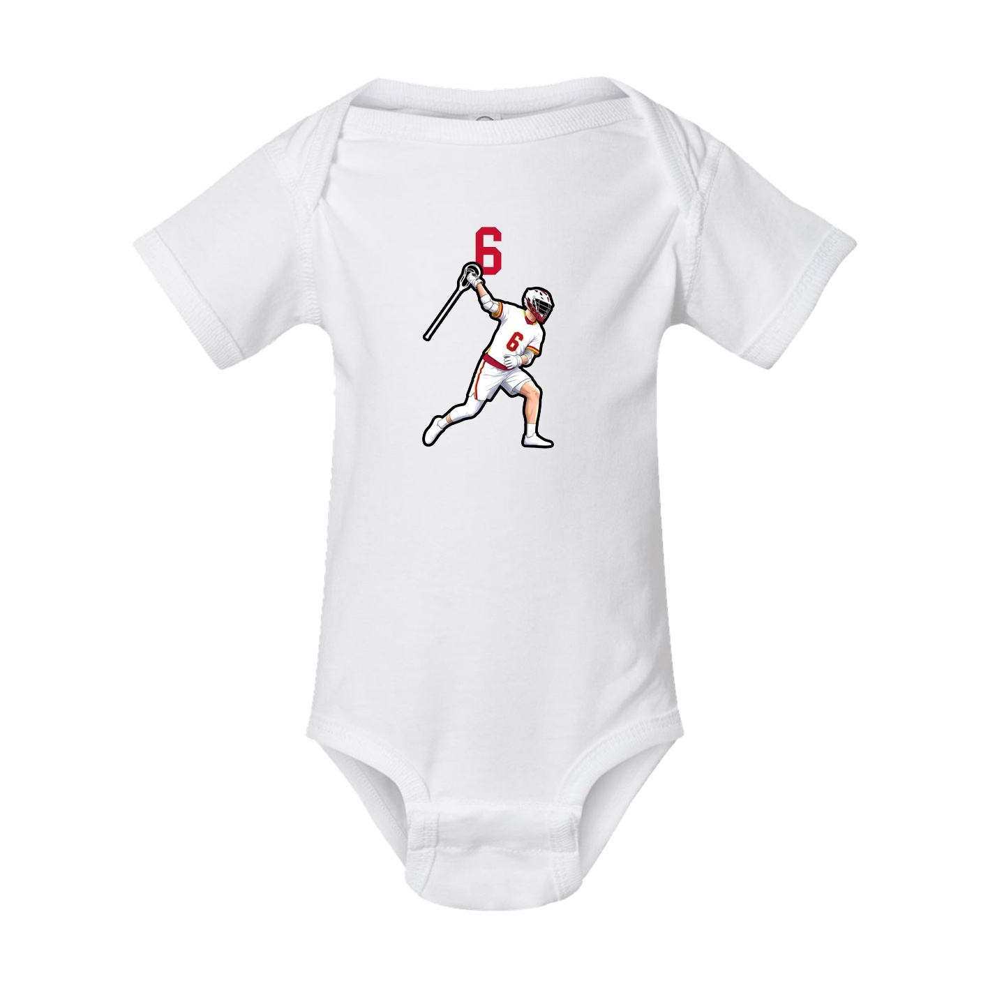 Baby Onesie — Number Top in White