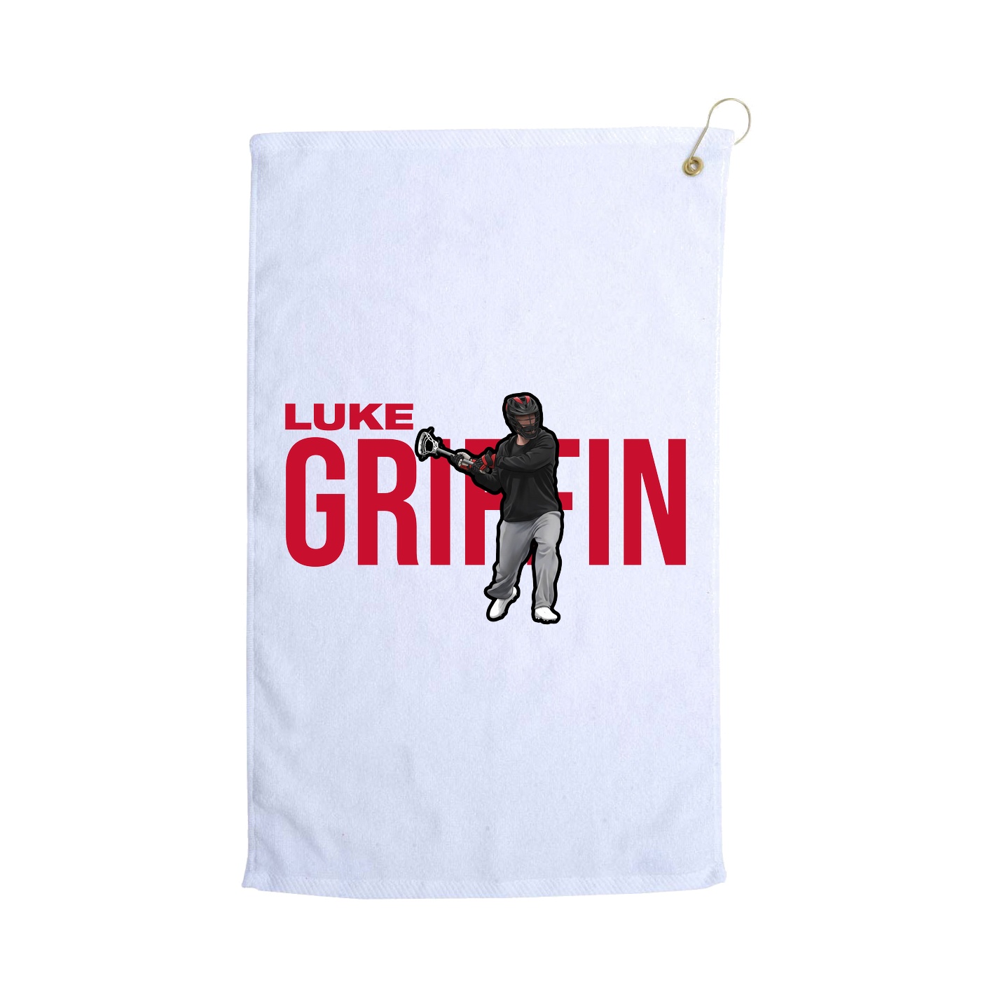 Golf Towel — Player Name in White
