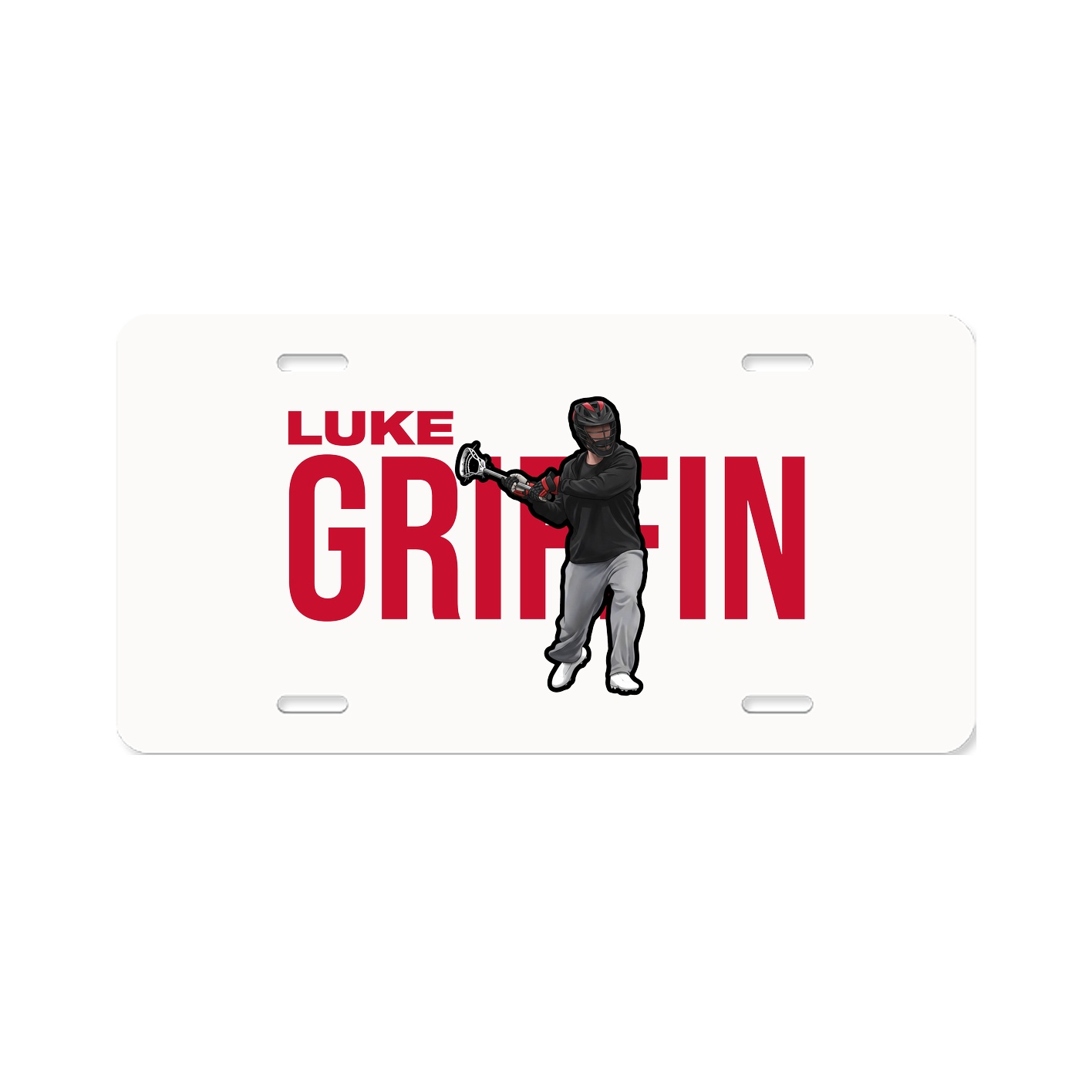 License Plate — Player Name in Classic
