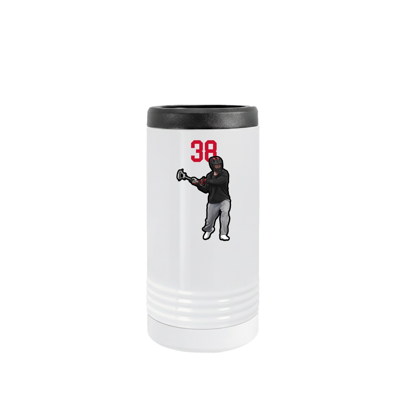 Slim Beverage Holder — Number Top in White