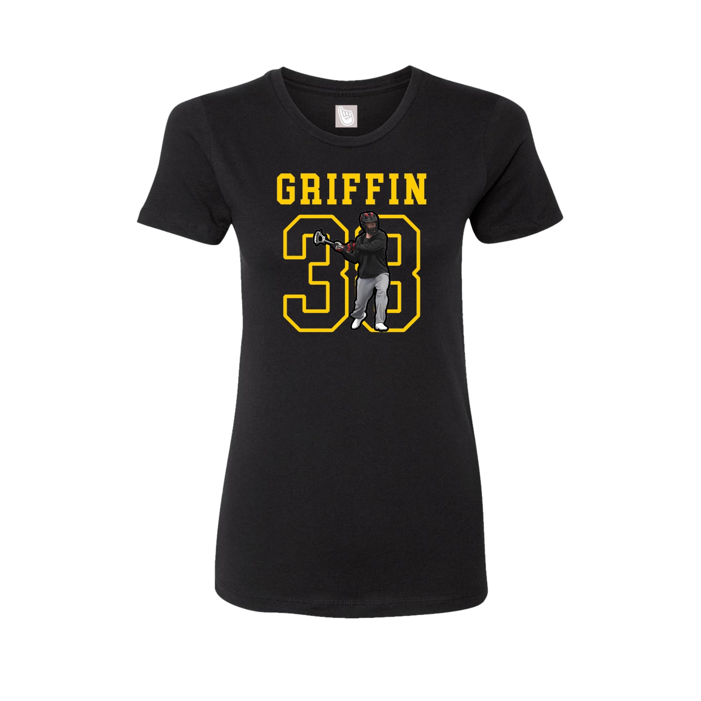 Fitted Women's Tee — Shirsey in Black