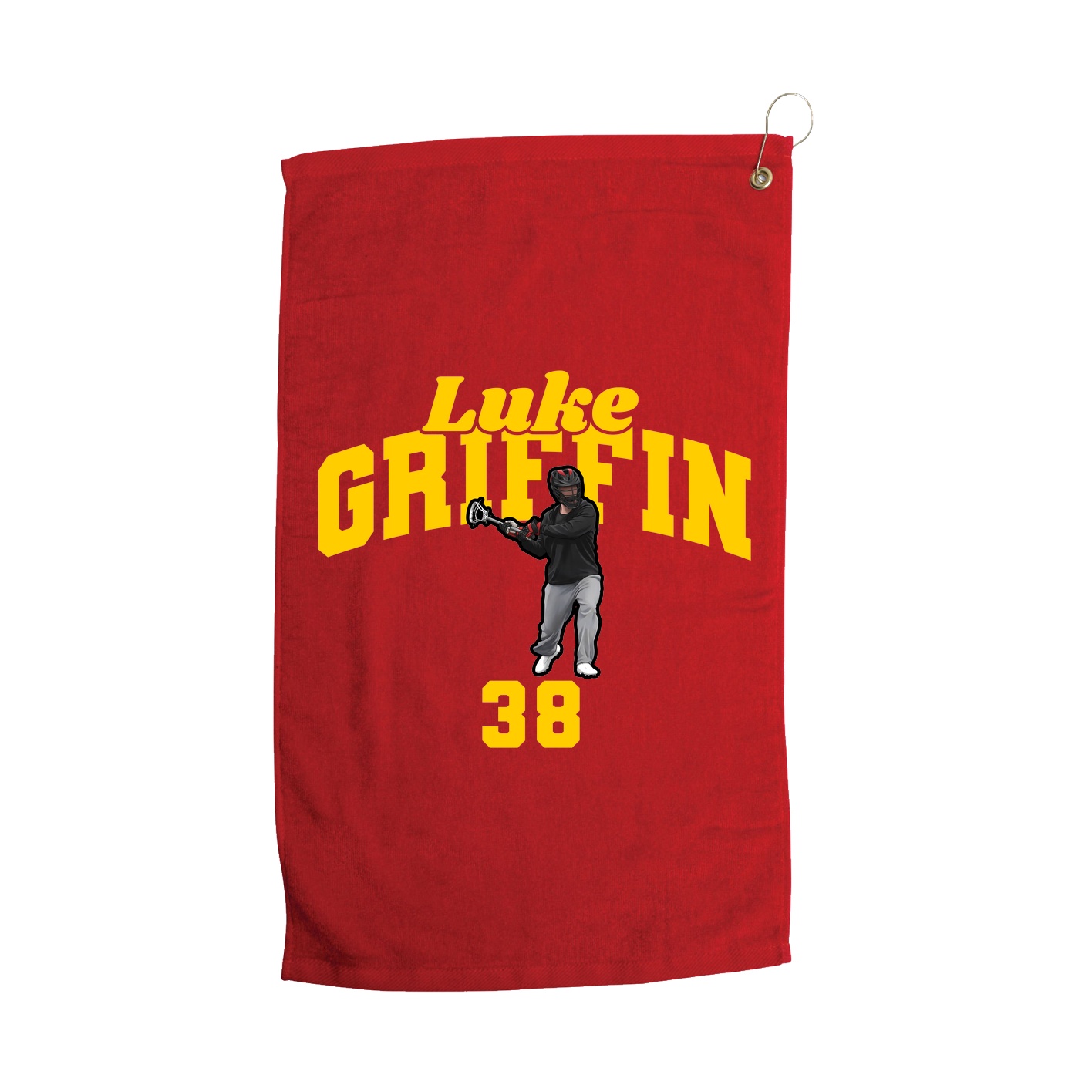 Golf Towel — Signature Arch in Red