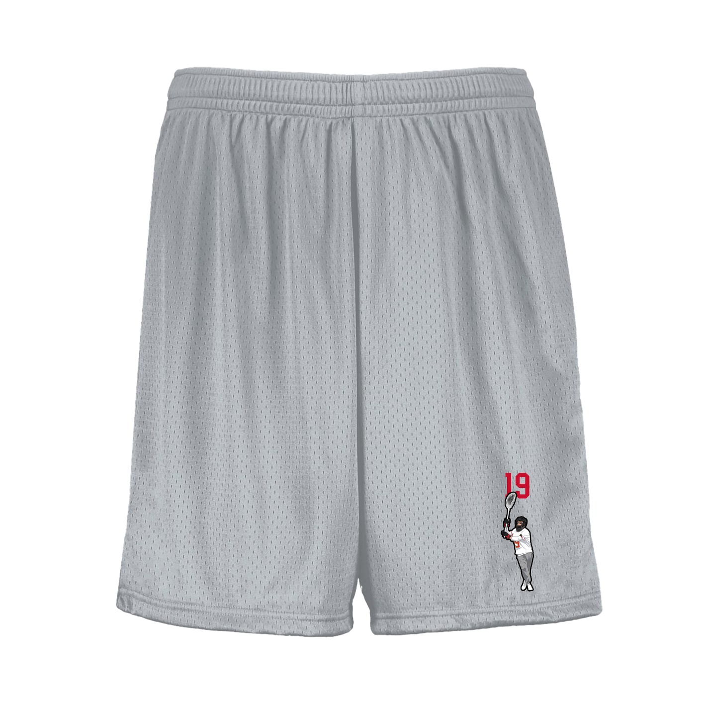 Shorts — Number Top in Silver
