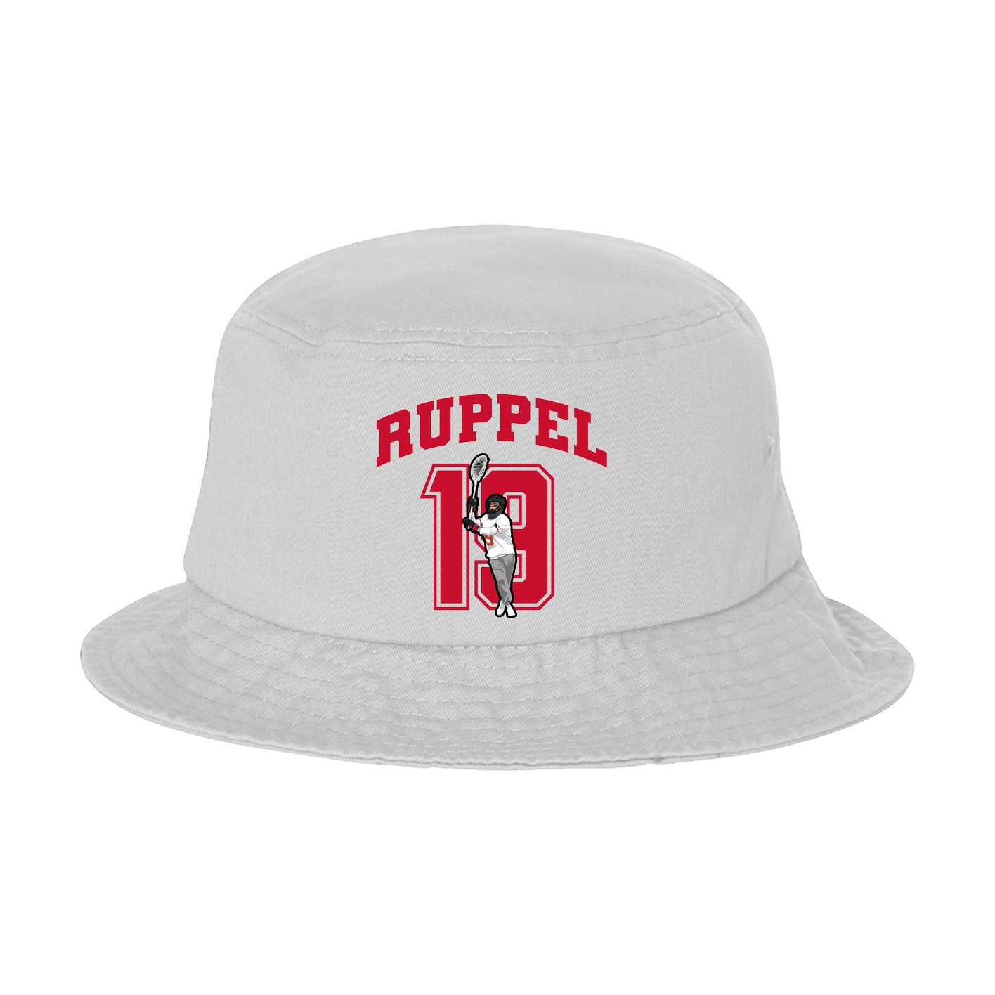 Bucket Cap — Number in White