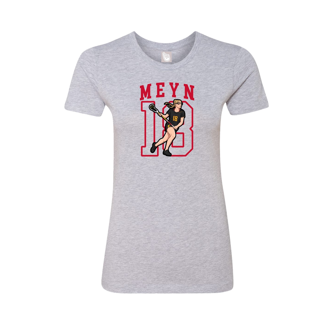 Fitted Women's Tee — Shirsey in Grey