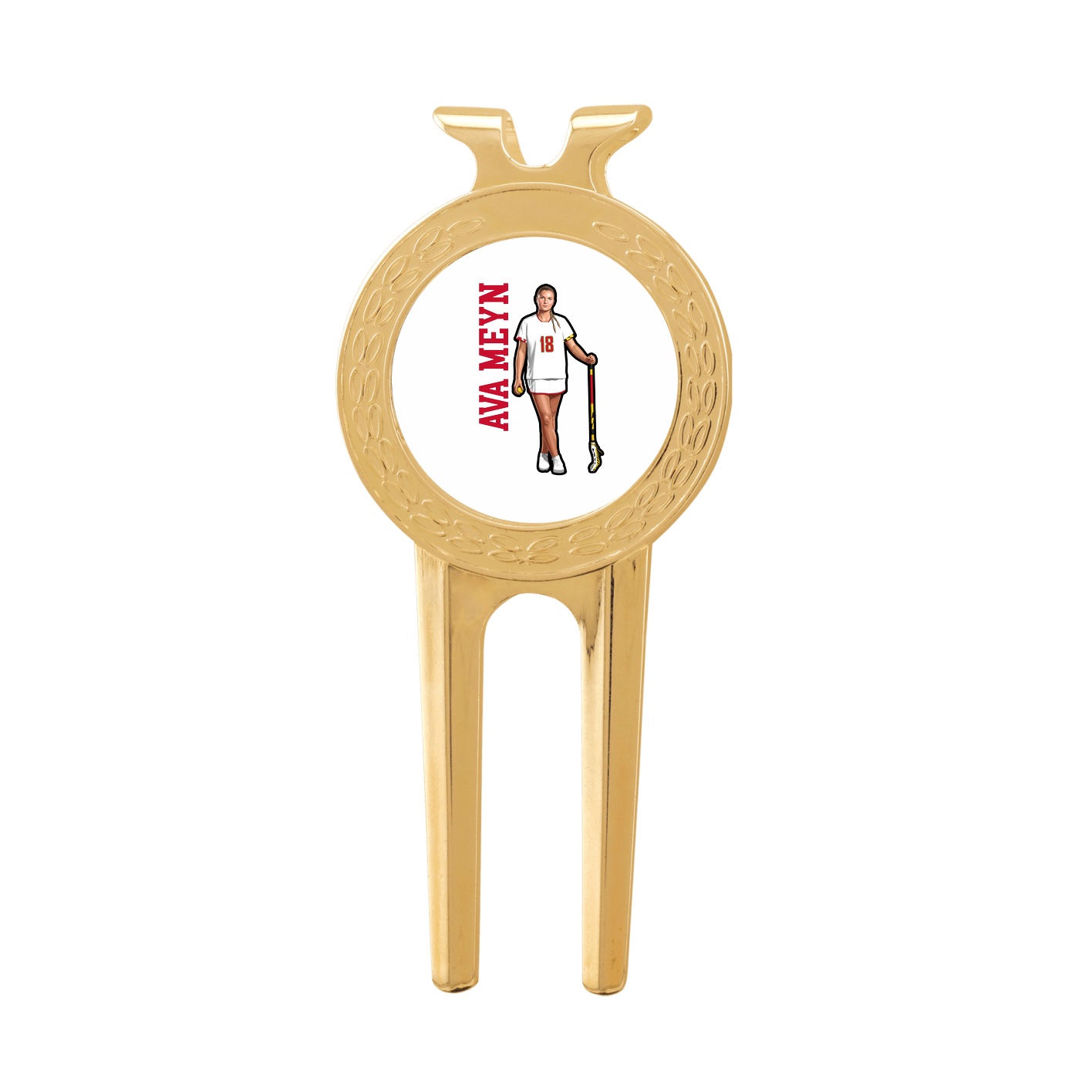 Divot Tool with Ball Marker — Name Vertical in Classic