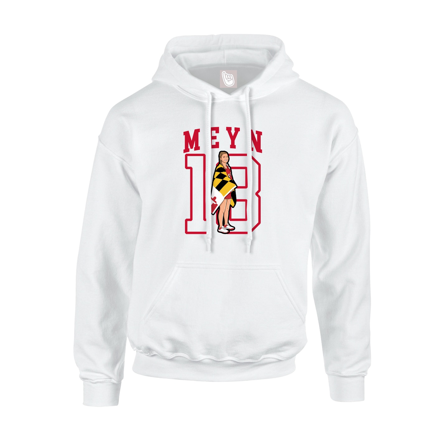 Youth Hoodie — Shirsey in White