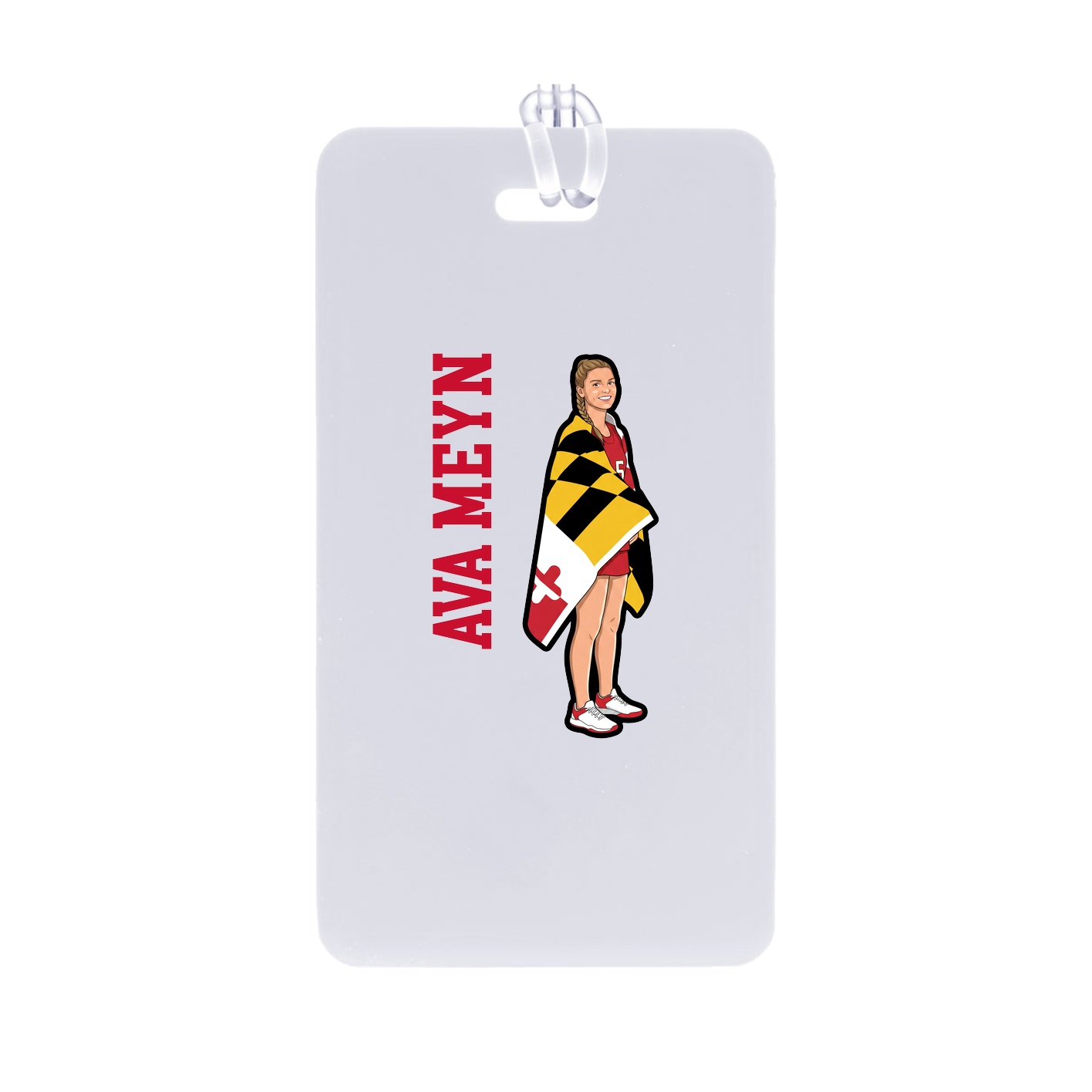 Bag Tag — Name Vertical in Classic