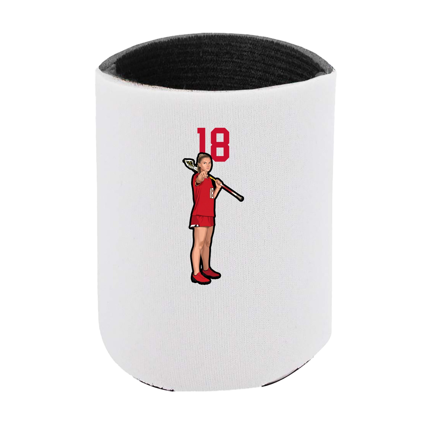 Can Holder — Number Top in White
