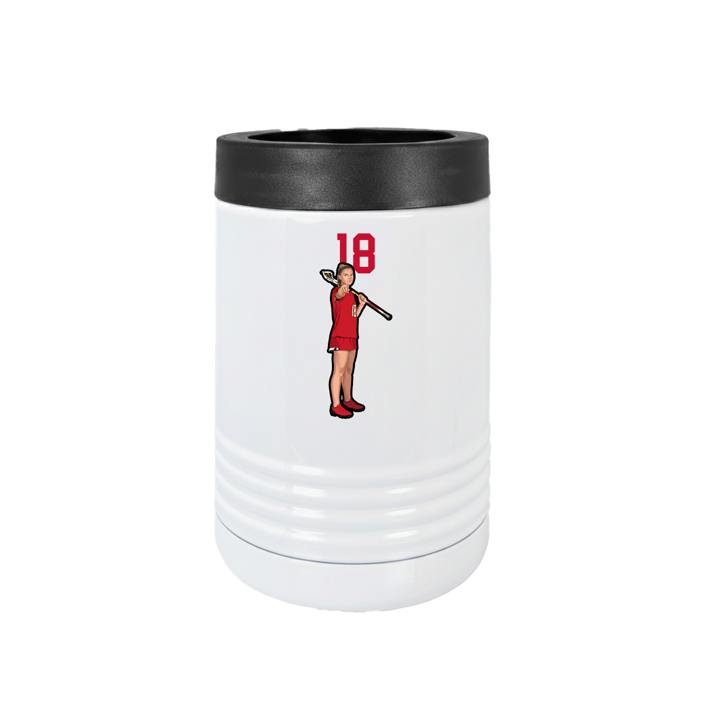 Beverage Holder — Number Top in White