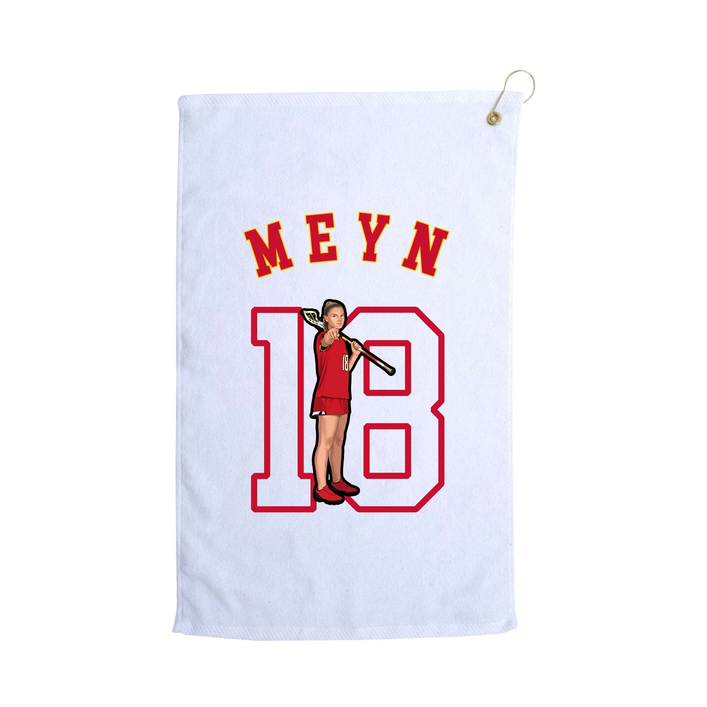 Golf Towel — Shirsey Arch in White