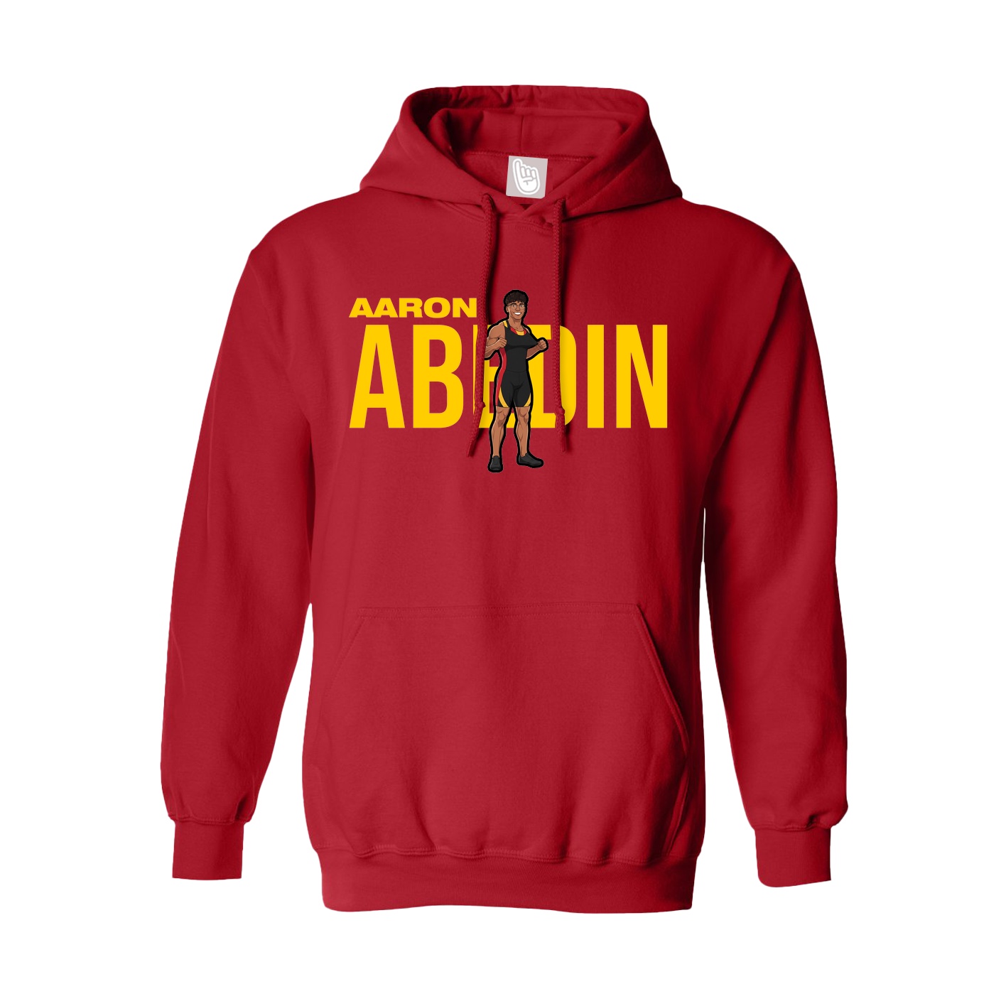 Hoodie — Player Name in Red