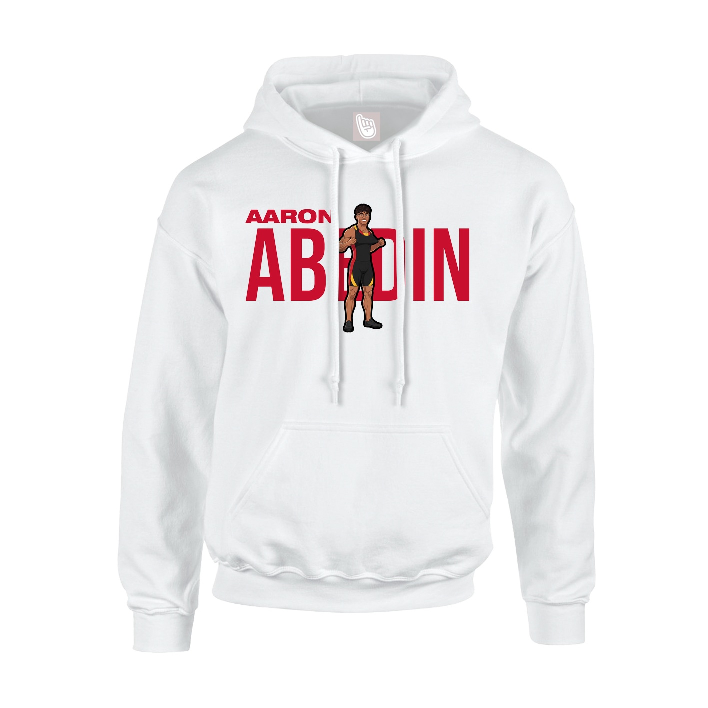 Youth Hoodie — Player Name in White