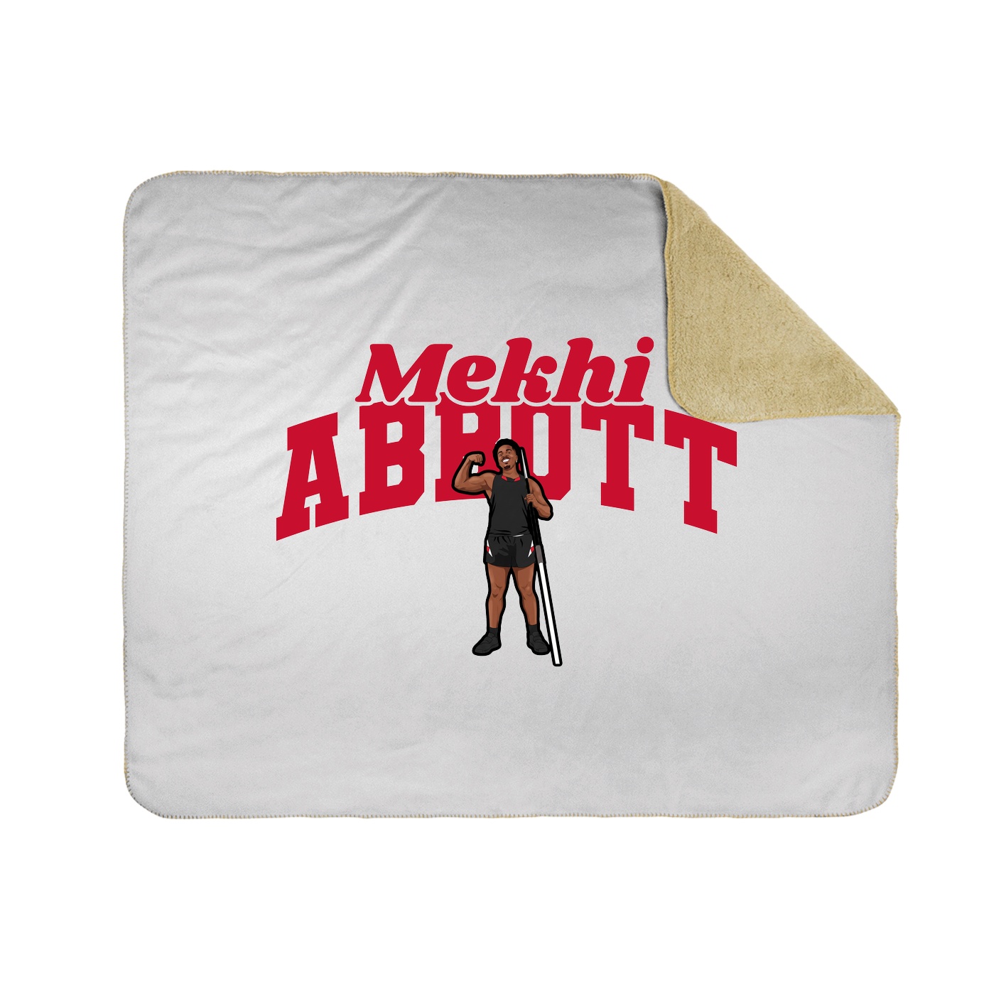 Throw Blanket — Signature Arch in White