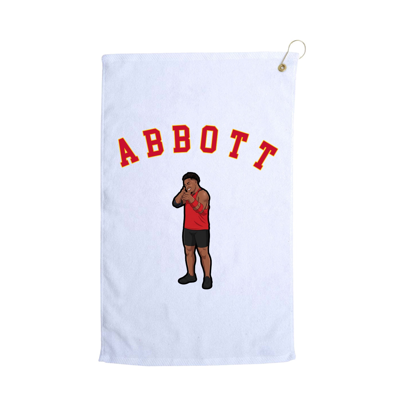 Golf Towel — Shirsey Arch in White
