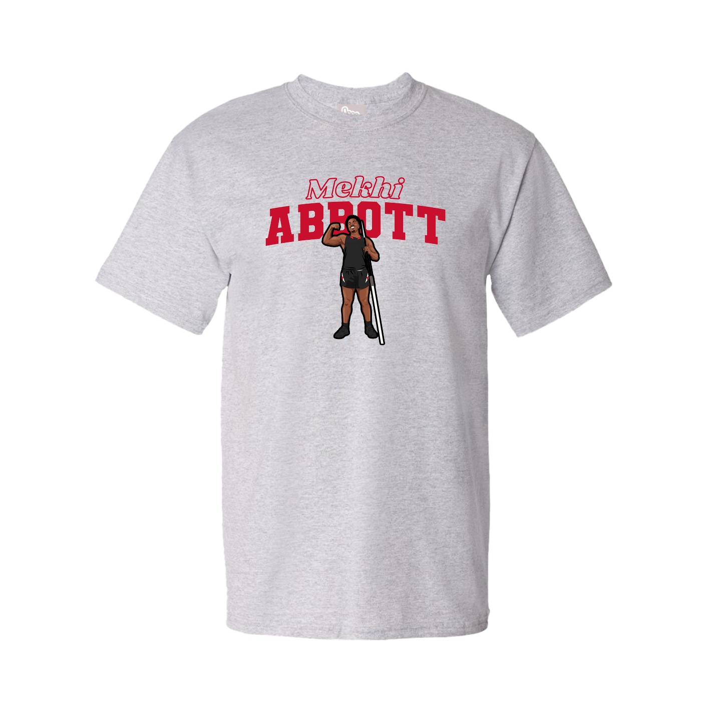 Tee — Name Arch in Grey