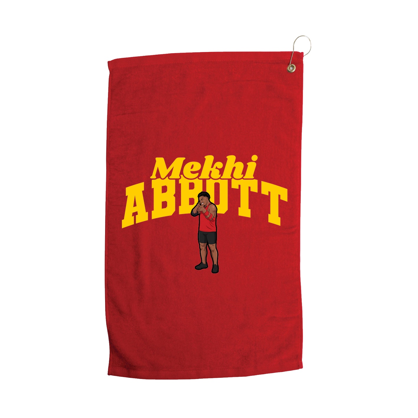 Golf Towel — Signature Arch in Red