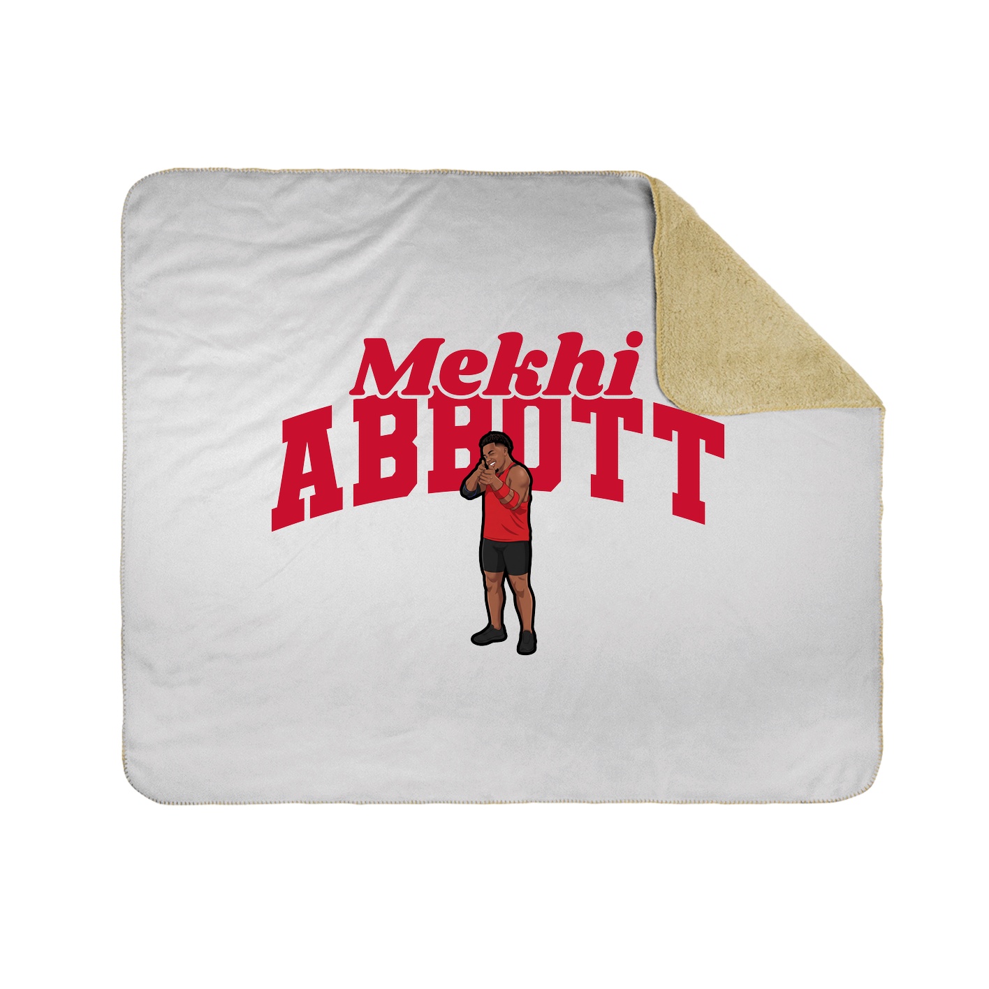 Throw Blanket — Signature Arch in White