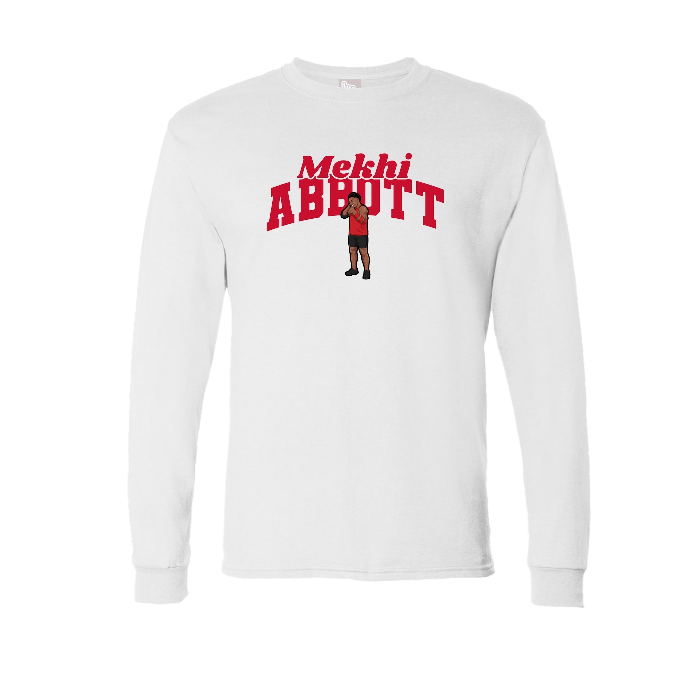 Long Sleeve Tee — Signature Arch in White